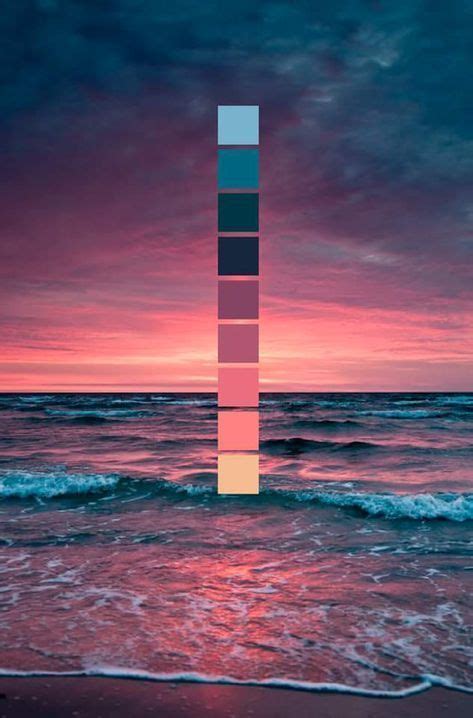 Beautiful sunset color scheme | #colorschemes #colorpalettes #mood #sky | Color palette, Color ...