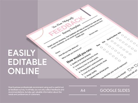 Feedback Survey Free Google Docs Template by Free Google Docs Templates - gdoc.io on Dribbble