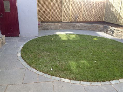 Grey Limestone Patio - 2014 - Mícheál Quinn Landscaping