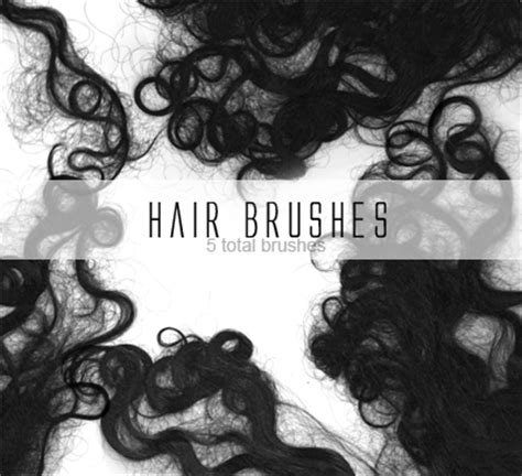 Curly hair photoshop brushes free download