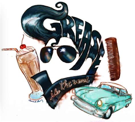 Grease Drawing at GetDrawings | Free download