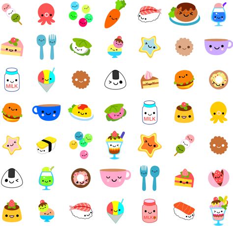 Kawaii Food Wallpaper - WallpaperSafari