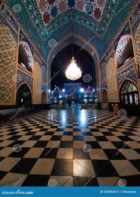 Imam Reza Holy Shrine Interior in Mashhad, Iran Editorial Photography - Image of architecture ...