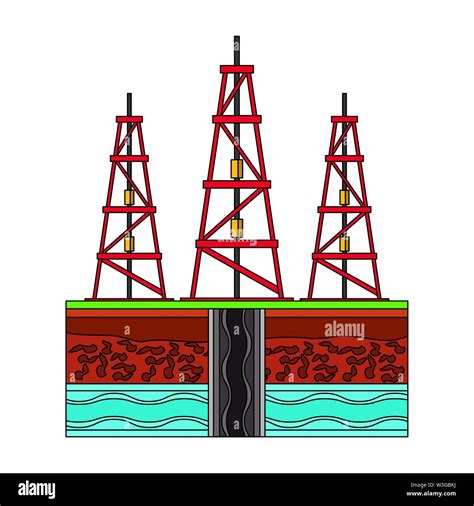 oil refinery gas factory cartoon Stock Vector Image & Art - Alamy