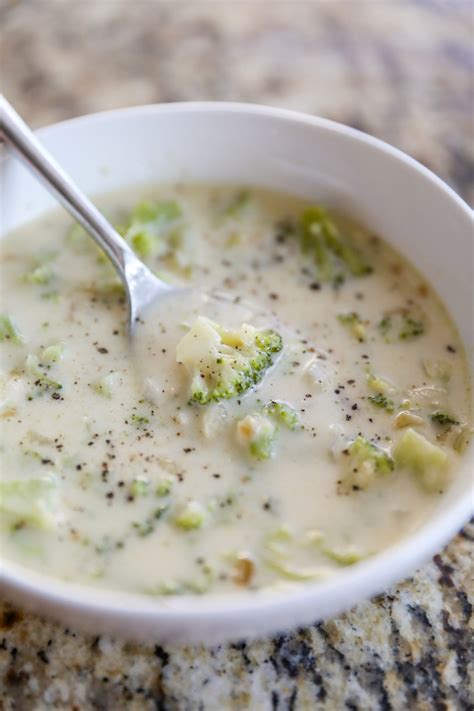 Creamy Broccoli Cheese Soup - Lauren's Latest