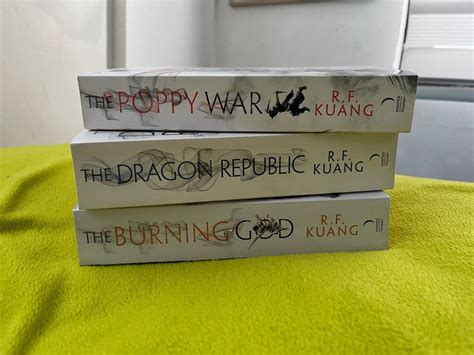 The poppy war trilogy RF Kuang (poppy war, dragon republic, burning god), Hobbies & Toys, Books ...