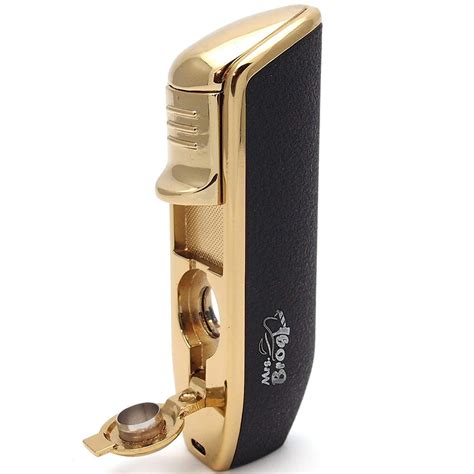 Tripple Torch Cigar Lighter with Built in Cigar Punch for Cigars