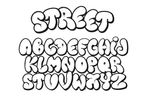 Graffiti Alphabet | Design Bundles