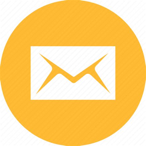 Circle, email, letter, mail, message, messages, yellow icon - Download on Iconfinder