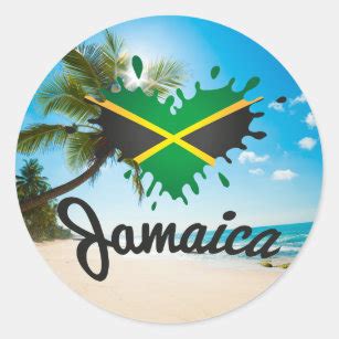 Jamaican Flag Stickers | Zazzle CA