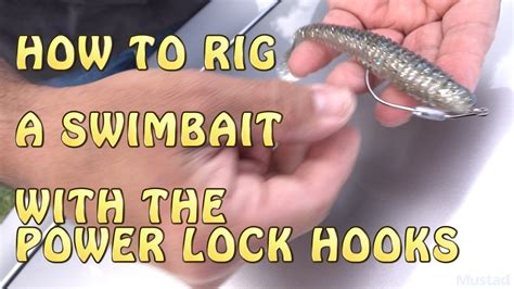 How to rig the Power Lock Plus Hook for Swimbaits - YouTube