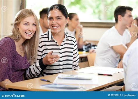 Happy students friends stock photo. Image of colleagues - 35763316