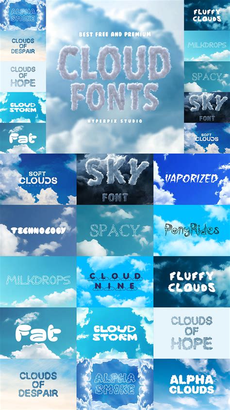 Best Cloud Fonts Collection :: Behance