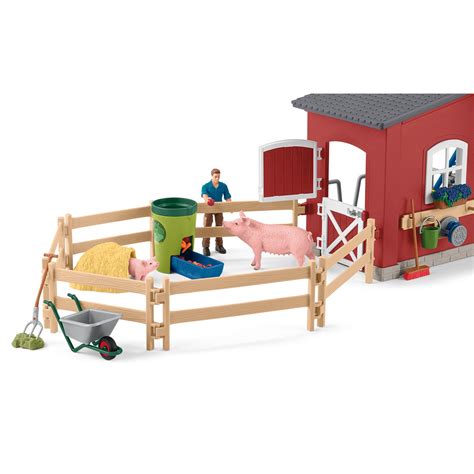 Large Barn with Animals and Accessories 42606 FARM WORLD | schleich