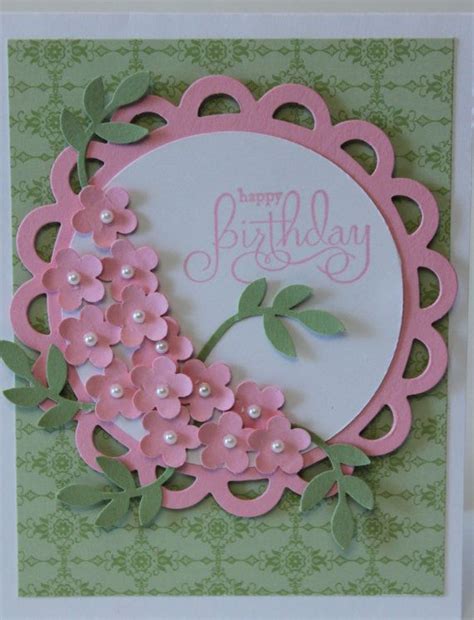 Happy Birthday Flower Bouquet Card Stampin Up Handmade