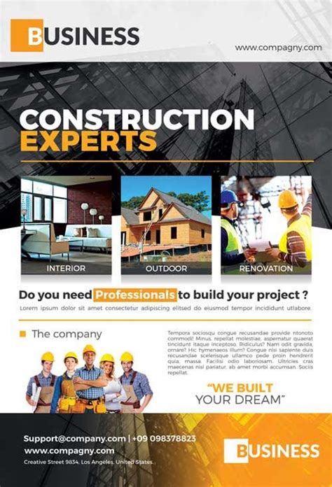 Corporate | Construction Flyer Templates - Creative Flyers