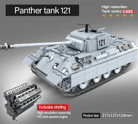 Quan Guan Lego Panther Tank Review - Shark Munch