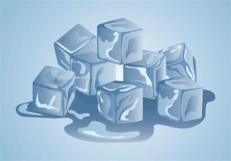 Ice Cube Clipart 516792 Vector Art at Vecteezy