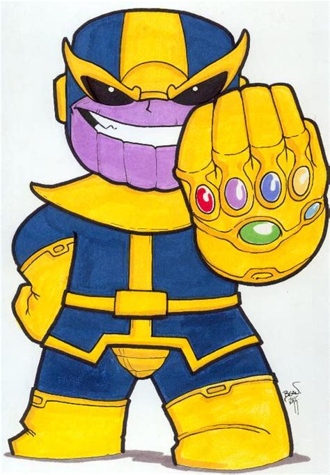 Chibi-Thanos. by hedbonstudios on DeviantArt