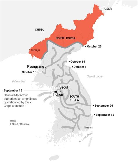 The Korean war visually explained: history, maps, casualties, military forces and key players