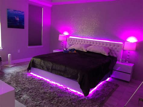 Celebration Florida Condo: Master Bedroom #bedroomideassingle | Neon bedroom, Room inspiration ...