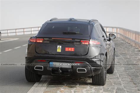 2023 Porsche Macan EV Spotted Testing In The Alps Alongside Cayenne | Carscoops