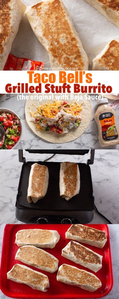 Make the Original Grilled Stuffed Burrito at home like the Burritos Taco Bell used to make back ...