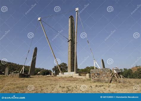 King Ezana s Stela stock image. Image of tumb, africa - 68153003