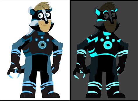 Wild Kratts- Badger Power Suit by norarosa on DeviantArt