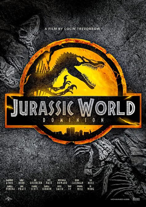 Jurassic World Dominion - Jurassic World Dominion Poster with Jurassic Park 3 inspired logo HD ...