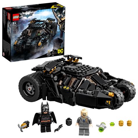 Buy LEGO 76239 DC Batman Batmobile Tumbler: ecrow Showdown Toy Car with Minifigures, Batarang ...