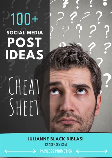 100+ Social Media Post Ideas - Cheat Sheet for Any Industry — 🛍️ The ...