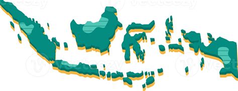 3d map of Indonesia 11675584 PNG