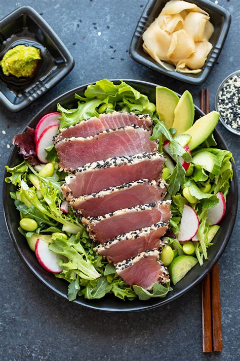 Ahi Tuna Salad | The Cozy Apron