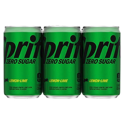 Sprite Zero Sugar Cans, 7.5 fl oz, 6 Pack