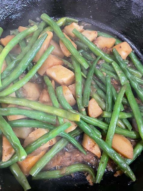 Vegan Green Beans and Potatoes - Something Better Today