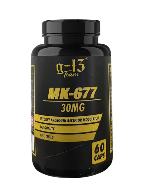 G13 Team MK-677 60 Caps 30mg - Leading supplement shop in London ...