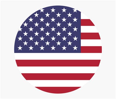 The United States Flag Round Png - Usa Flag Round Vector, Transparent Png , Transparent Png ...