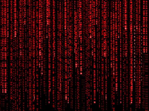 Red Matrix Wallpapers - Wallpaper Cave