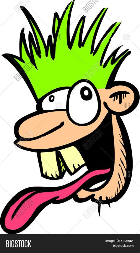 Crazy Guy Cartoon Vector & Photo | Bigstock