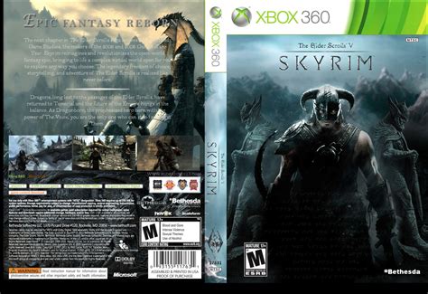 Viewing full size The Elder Scrolls V: Skyrim box cover