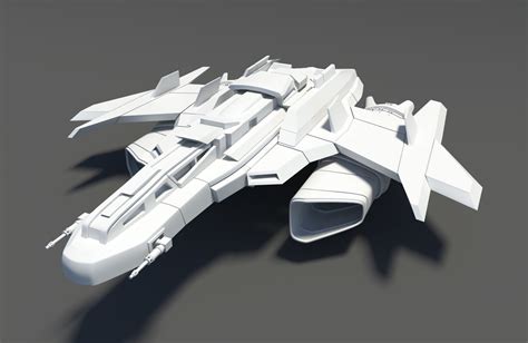 3D model Spaceship Spacecraft Jet VR / AR / low-poly | CGTrader