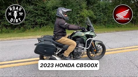 Road Dirt Review: 2023 Honda CB500X Adventure Motorcycle! - YouTube