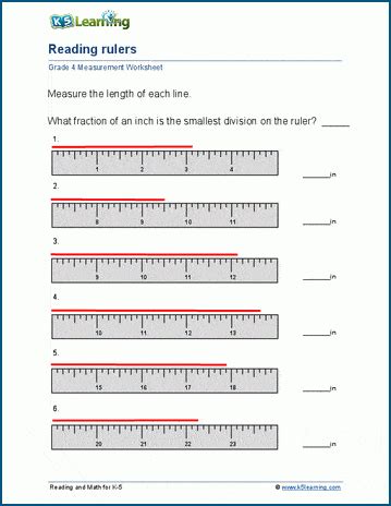 Reading Rulers Worksheets - Worksheets Library