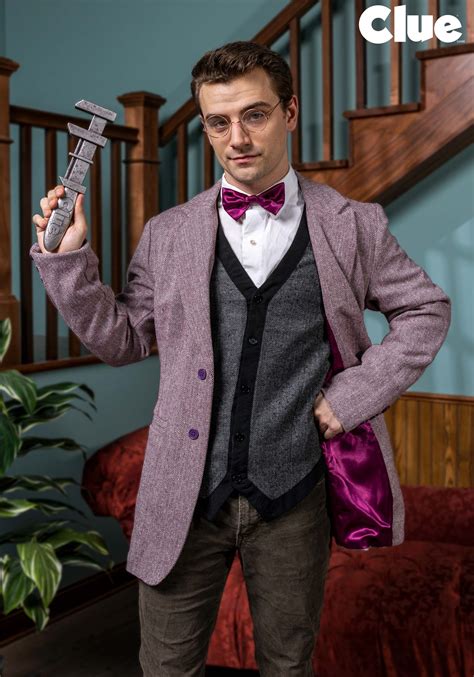 Professor Plum Adult Clue Costume