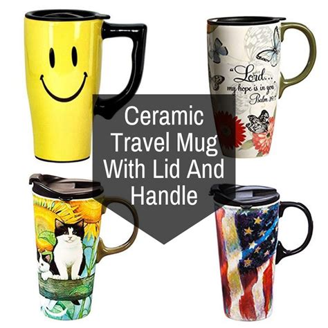 Ceramic Travel Mug With Lid And Handle | Road Mugs