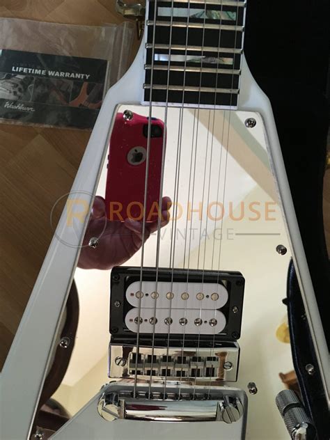 Paul Stanley Guitar Signature Flying V-PSV2200WH Washburn USA Custom Shop - Roadhouse Vintage ...