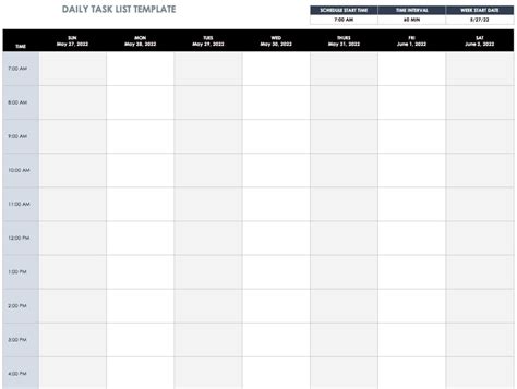 Task List Template | Free Manual Templates