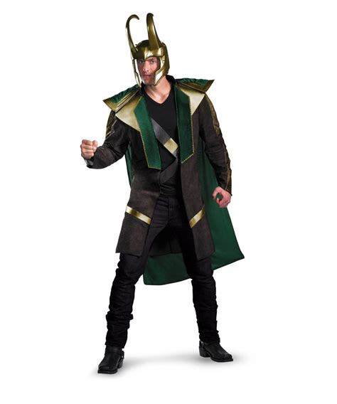 Adult The Avengers Loki Movie Halloween Costume