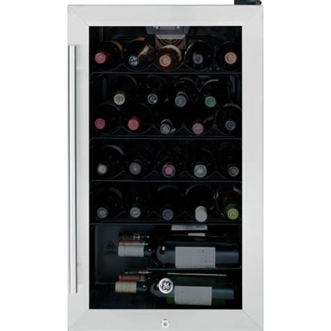 GE GWS04HAESS 30 Bottle Wine Cooler, Adjustable Temperatures ...